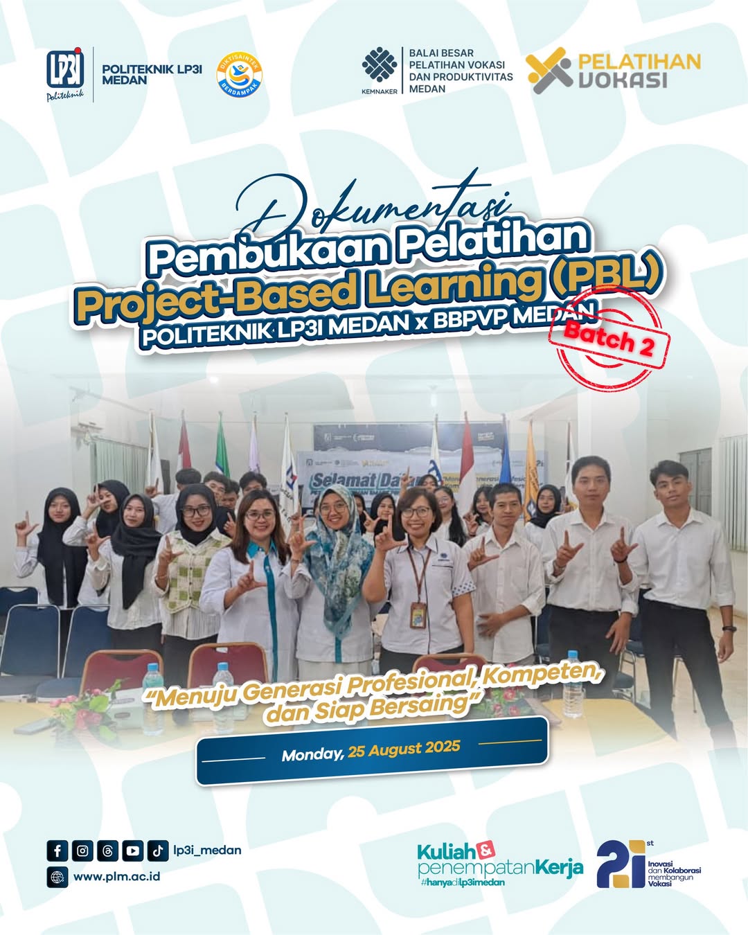 🚀 Dokumentasi Pembukaan Pelatihan Project-Based Learning (PBL) Batch 2